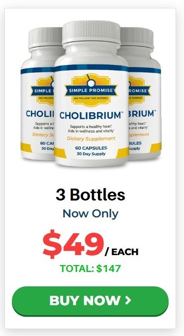 Cholibrium 3 bottle special offer